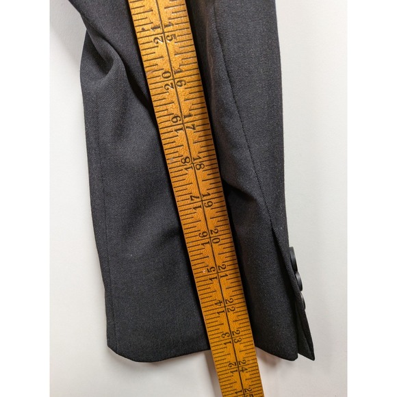 Pronto Uomo Platinum 2-Pcs Charcoal Suit Jacket Blazer 38R Pants 32X28 Wool - Picture 5 of 16